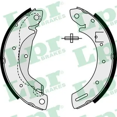 Bremsbackensatz LPR 08500 Bild Bremsbackensatz LPR 08500