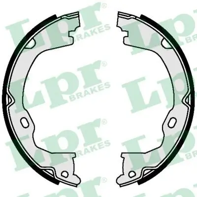 Bremsbackensatz, Feststellbremse Hinterachse LPR 09550