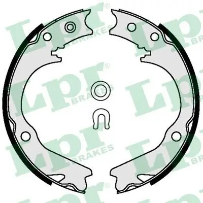 Bremsbackensatz, Feststellbremse Hinterachse LPR 09580