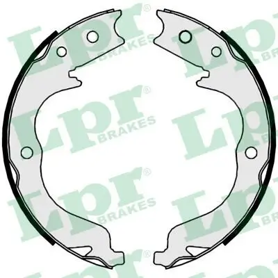 Bremsbackensatz, Feststellbremse LPR 09860 Bild Bremsbackensatz, Feststellbremse LPR 09860