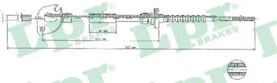 Seilzug, Kupplungsbetätigung LPR C0049C Bild Seilzug, Kupplungsbetätigung LPR C0049C