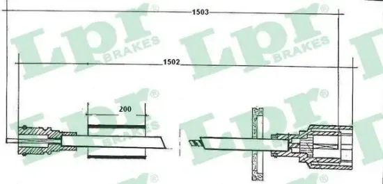Tachowelle LPR C0053SP Bild Tachowelle LPR C0053SP