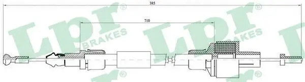 Seilzug, Kupplungsbetätigung LPR C0081C