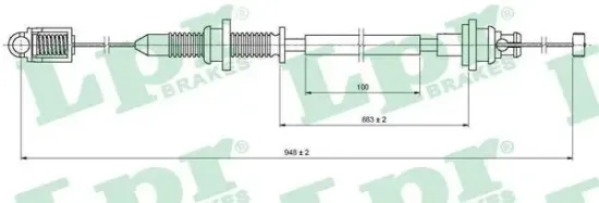 Gaszug LPR C0131A Bild Gaszug LPR C0131A
