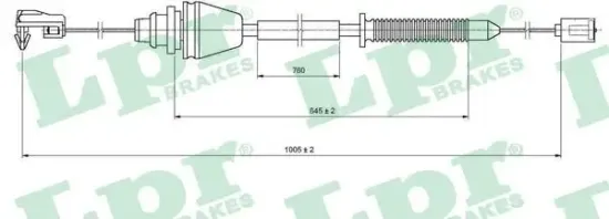 Gaszug LPR C0148A Bild Gaszug LPR C0148A