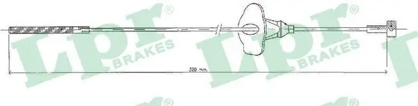 Seilzug, Feststellbremse vorne LPR C0251B