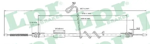 Seilzug, Feststellbremse LPR C0293B