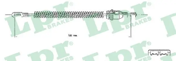 Seilzug, Feststellbremse hinten LPR C0543B