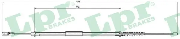Seilzug, Feststellbremse hinten rechts LPR C0645B