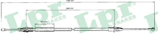 Seilzug, Feststellbremse LPR C0707B