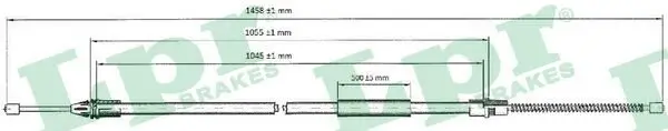 Seilzug, Feststellbremse hinten LPR C0756B