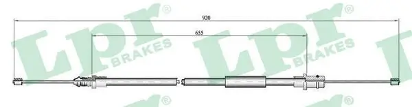 Seilzug, Feststellbremse LPR C0798B