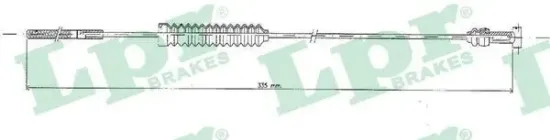 Seilzug, Feststellbremse LPR C0850B Bild Seilzug, Feststellbremse LPR C0850B