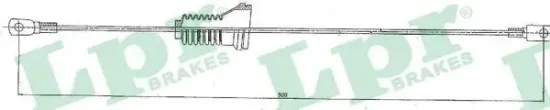 Seilzug, Feststellbremse hinten rechts LPR C0912B Bild Seilzug, Feststellbremse hinten rechts LPR C0912B