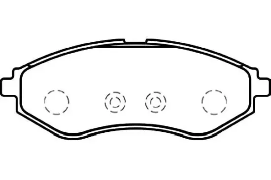 Bremsbelagsatz, Scheibenbremse KAVO PARTS BP-1008 Bild Bremsbelagsatz, Scheibenbremse KAVO PARTS BP-1008