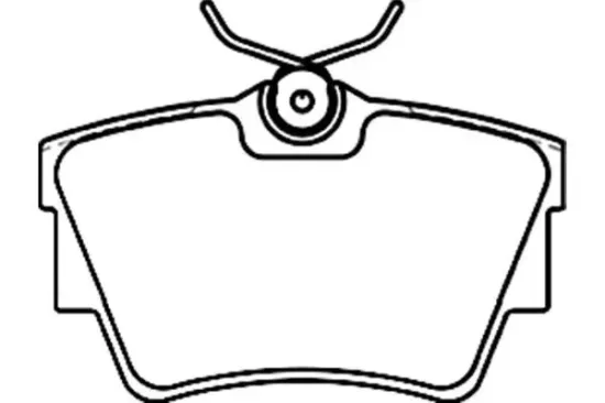 Bremsbelagsatz, Scheibenbremse KAVO PARTS BP-6580 Bild Bremsbelagsatz, Scheibenbremse KAVO PARTS BP-6580