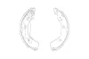 Bremsbackensatz KAVO PARTS BS-3414