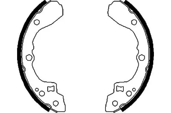 Bremsbackensatz KAVO PARTS BS-4405 Bild Bremsbackensatz KAVO PARTS BS-4405