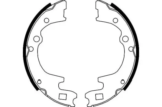 Bremsbackensatz KAVO PARTS BS-5430 Bild Bremsbackensatz KAVO PARTS BS-5430