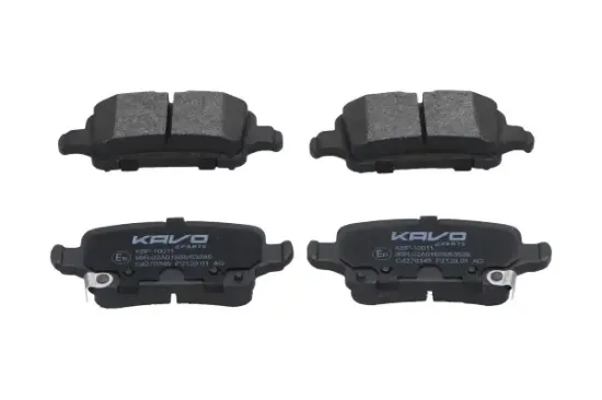 Bremsbelagsatz, Scheibenbremse Hinterachse KAVO PARTS KBP-10011 Bild Bremsbelagsatz, Scheibenbremse Hinterachse KAVO PARTS KBP-10011