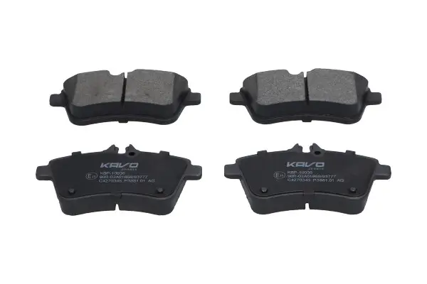 Bremsbelagsatz, Scheibenbremse Vorderachse KAVO PARTS KBP-10036