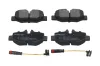 Bremsbelagsatz, Scheibenbremse Hinterachse KAVO PARTS KBP-10037