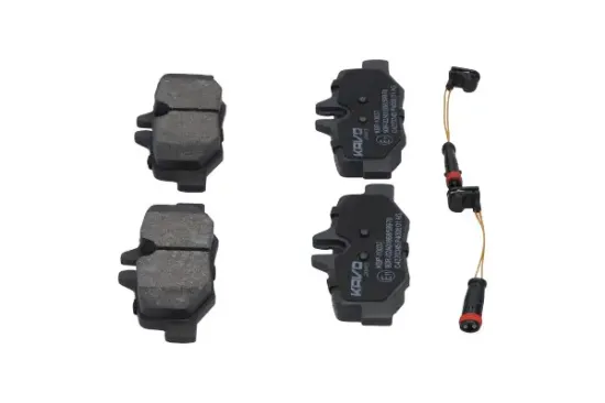 Bremsbelagsatz, Scheibenbremse Hinterachse KAVO PARTS KBP-10037 Bild Bremsbelagsatz, Scheibenbremse Hinterachse KAVO PARTS KBP-10037