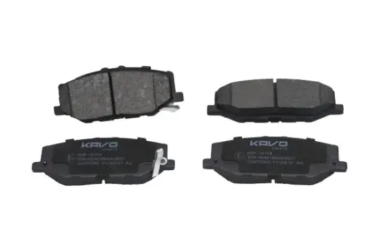 Bremsbelagsatz, Scheibenbremse Vorderachse KAVO PARTS KBP-10104 Bild Bremsbelagsatz, Scheibenbremse Vorderachse KAVO PARTS KBP-10104