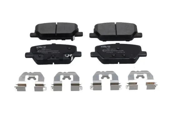 Bremsbelagsatz, Scheibenbremse Hinterachse KAVO PARTS KBP-10111 Bild Bremsbelagsatz, Scheibenbremse Hinterachse KAVO PARTS KBP-10111