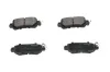 Bremsbelagsatz, Scheibenbremse Hinterachse KAVO PARTS KBP-4573