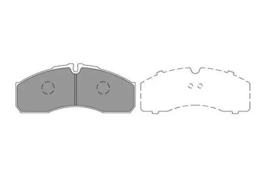 Bremsbelagsatz, Scheibenbremse Vorderachse KAVO PARTS KBP-6598 Bild Bremsbelagsatz, Scheibenbremse Vorderachse KAVO PARTS KBP-6598