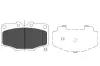 Bremsbelagsatz, Scheibenbremse Vorderachse KAVO PARTS KBP-9028