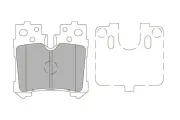 Bremsbelagsatz, Scheibenbremse KAVO PARTS KBP-9122