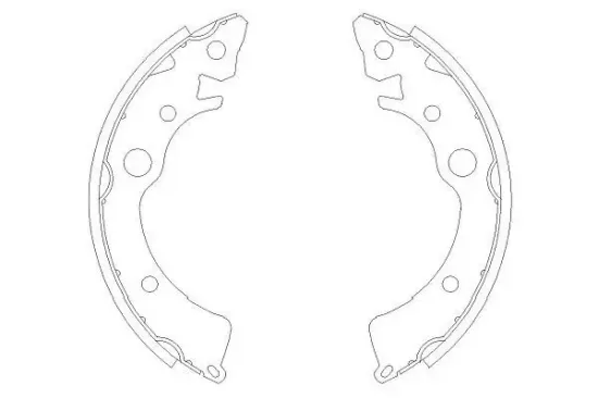 Bremsbackensatz Hinterachse KAVO PARTS KBS-2902 Bild Bremsbackensatz Hinterachse KAVO PARTS KBS-2902