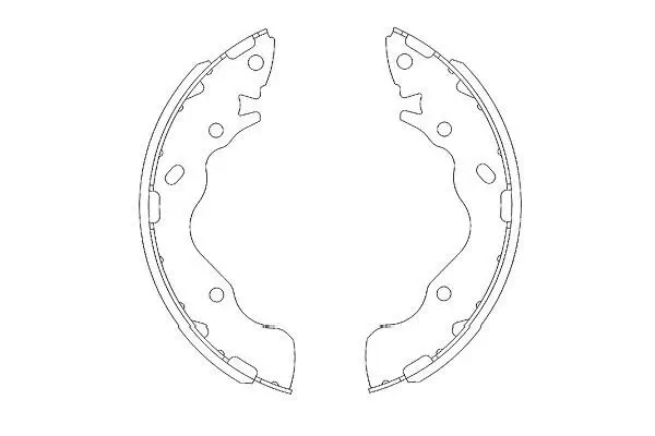 Bremsbackensatz KAVO PARTS KBS-3402