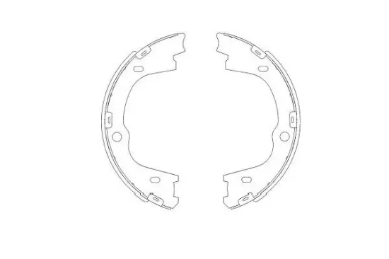Bremsbackensatz KAVO PARTS KBS-3406 Bild Bremsbackensatz KAVO PARTS KBS-3406