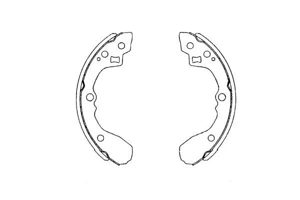 Bremsbackensatz KAVO PARTS KBS-4406