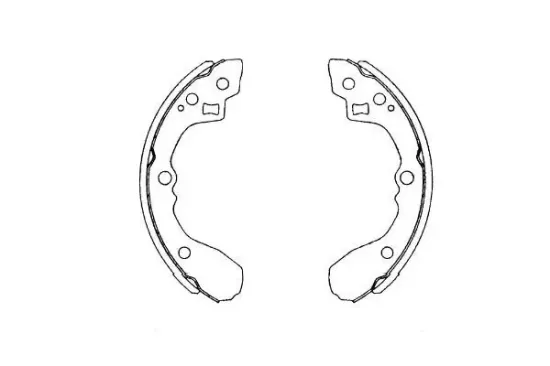 Bremsbackensatz KAVO PARTS KBS-4406 Bild Bremsbackensatz KAVO PARTS KBS-4406