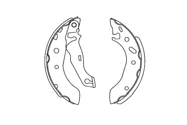 Bremsbackensatz KAVO PARTS KBS-5407