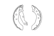 Bremsbackensatz KAVO PARTS KBS-5407