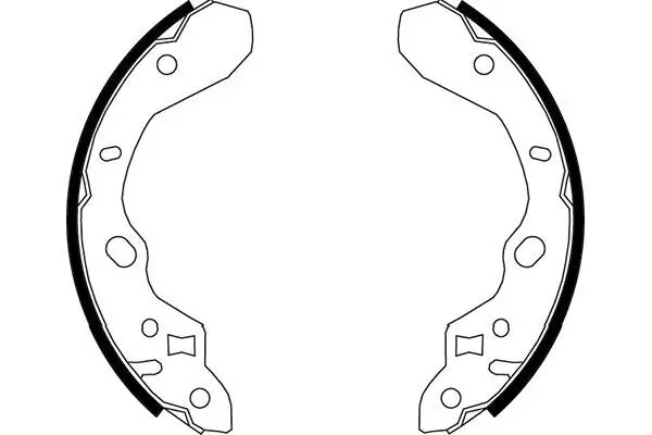 Bremsbackensatz Hinterachse KAVO PARTS KBS-5413