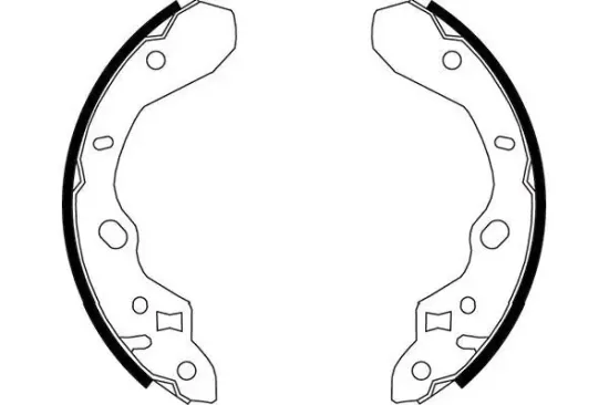 Bremsbackensatz Hinterachse KAVO PARTS KBS-5413 Bild Bremsbackensatz Hinterachse KAVO PARTS KBS-5413