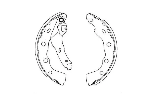 Bremsbackensatz Hinterachse KAVO PARTS KBS-6415