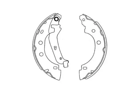 Bremsbackensatz KAVO PARTS KBS-7410 Bild Bremsbackensatz KAVO PARTS KBS-7410