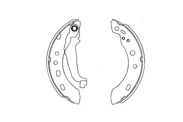 Bremsbackensatz KAVO PARTS KBS-7427