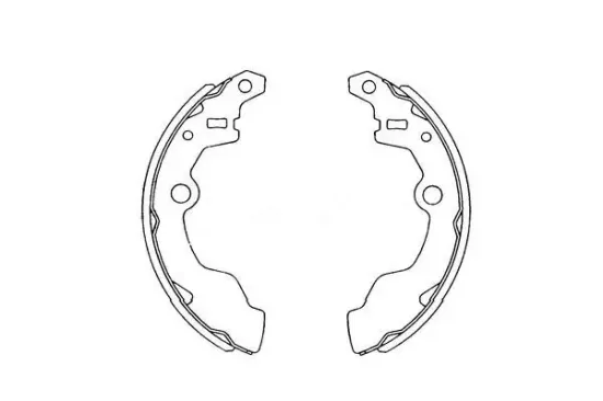 Bremsbackensatz KAVO PARTS KBS-8401 Bild Bremsbackensatz KAVO PARTS KBS-8401