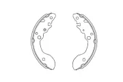 Bremsbackensatz Hinterachse KAVO PARTS KBS-8912