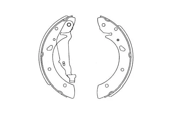 Bremsbackensatz KAVO PARTS KBS-9915