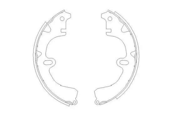 Bremsbackensatz Hinterachse KAVO PARTS KBS-9918 Bild Bremsbackensatz Hinterachse KAVO PARTS KBS-9918