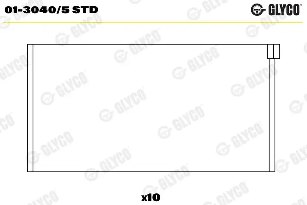 Pleuellager GLYCO 01-3040/5 STD